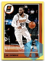 2021-22 NBA Hoops Yellow #46 JAE CROWDER Phoenix Suns